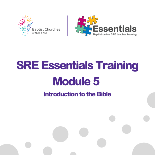Baptist Essentials Online Training Course: Module 5